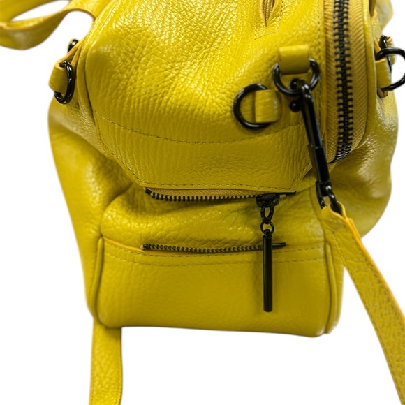 Yellow Leather Handbag - Picture 4 of 5